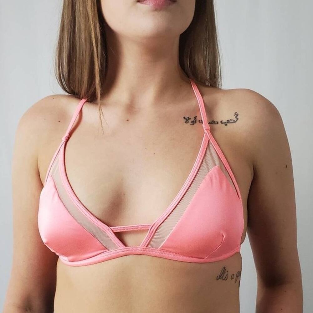 Victoria's Secret PINK Triangle Cut Bikini Suit Top - M - Picture 6 of 8
